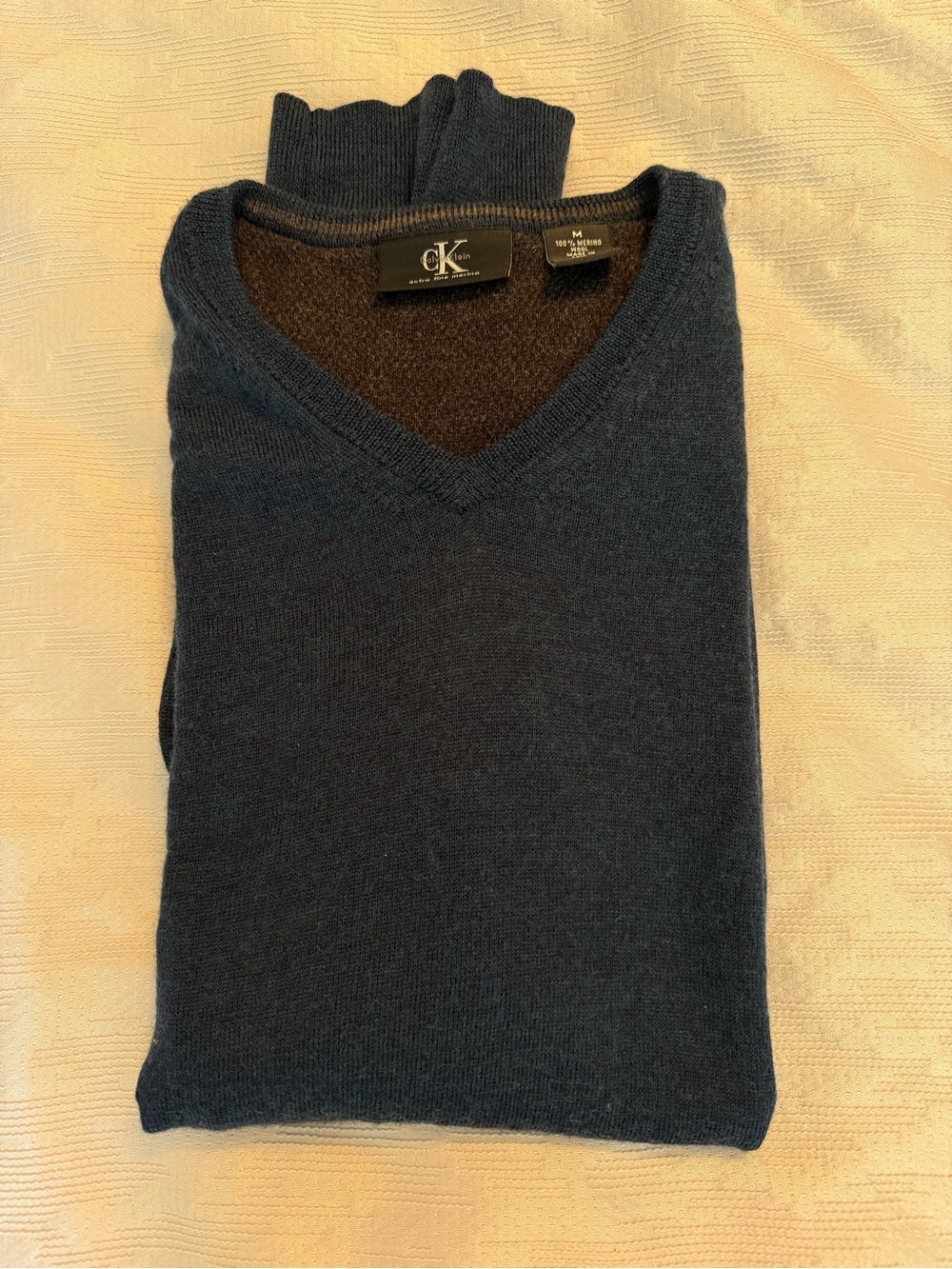Calvin Klein Men’s  Sweater 100% Merino Wool